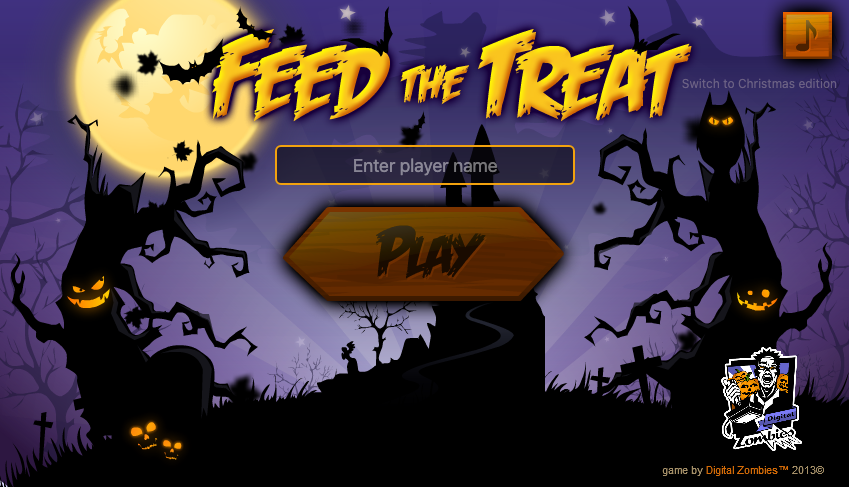 Feed The Treat branding and gameplay preview